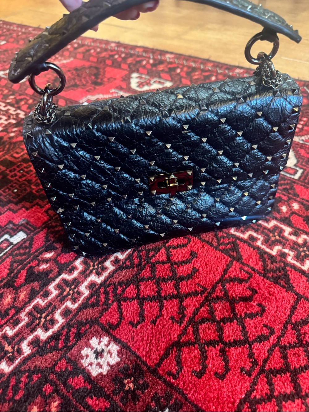 Valentino Garavani Rockstud Shoulder Bag - Picture 6 of 10